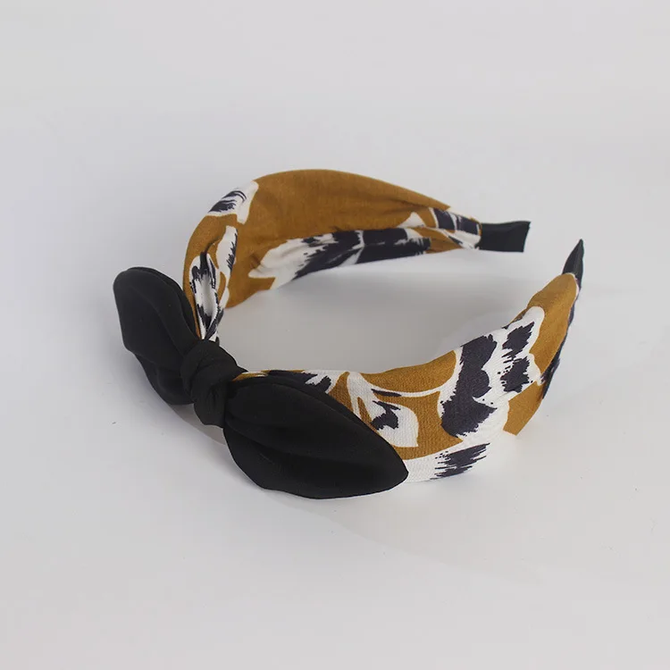 Korean-style Large Rims Hair Bands Middle Ear Wide Cloth Headband Hair Accessories Headband Hair Bands South Korea Japanese Kore