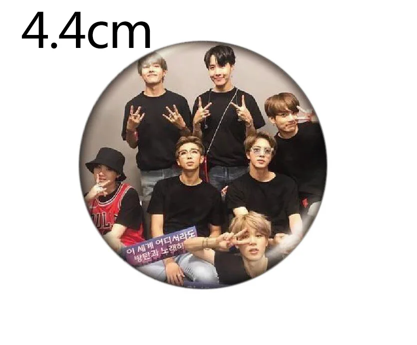 47 Kpop Boys Pins Brooches Album Badge Clothes Hat Accessories Backpack Decoration 1pcs Customizable Brooch Custom Pins - Окраска металла: 47