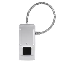 Smart Keyless Fingerprint Lock Waterproof Fingerprint Unlock Anti-Theft Security Padlock Door Luggage Lock