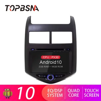 

TOPBSNA Android 10 Car DVD Multimedia Player For CHEVROLET AVEO/Sonic 2011 2012 2013 GPS Navigation 2 Din Car Radio Stereo Video