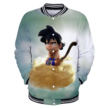 

Fashion Autumn Youth Baseball Jacket 3D Print 7 Dragon Ball Men/Women Hot Anime Hip Hop Street Boy/Girl Baseball Jacket xxs-4xl