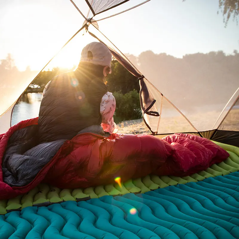 Naturehike 582 г Сверхлегкий походный коврик для пикника, складной матрас волнистой формы из ТПУ, надувной 188x60x5 см, уличный спальный коврик