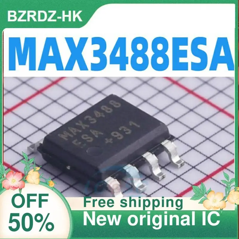 

5PCS MAX3488CSA MAX3488ESA SOP-8 New original IC