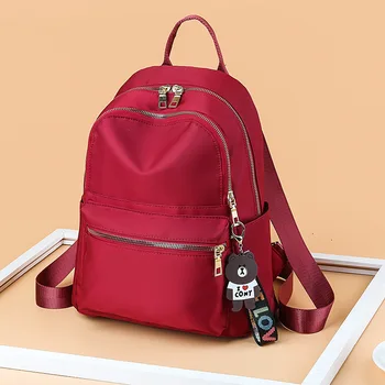 

2020 Canvas Backpack Women's New Style Backpack Fashion Women's Oxford Cloth Casual