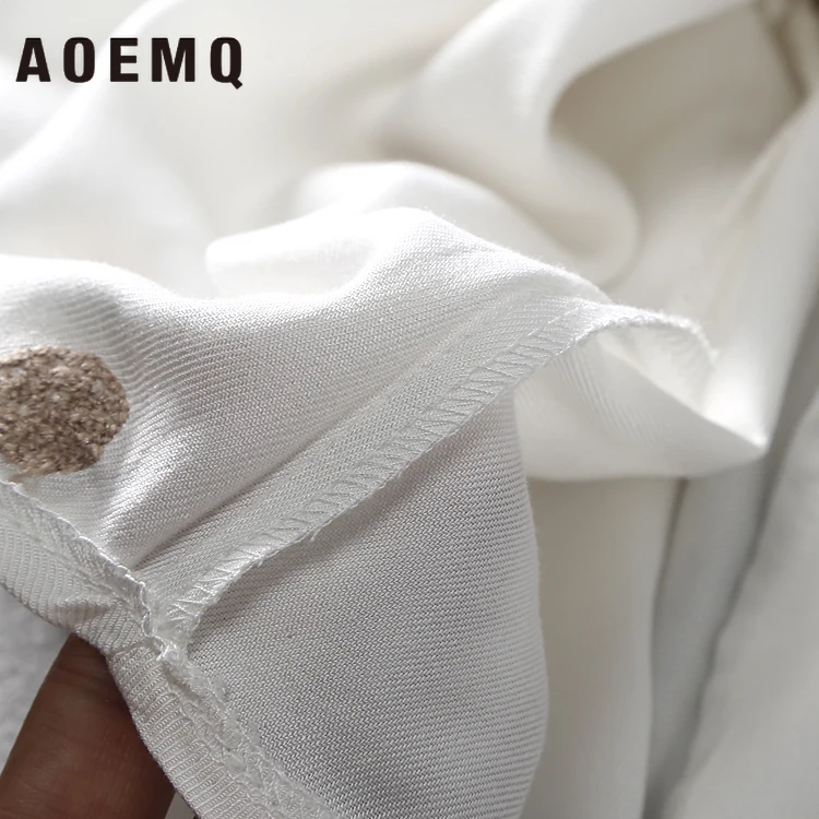 AOEMQ модные рубашки милые блузки с помпоном мягкие прозрачные дышащие рубашки женские топы пара одежда для девушки
