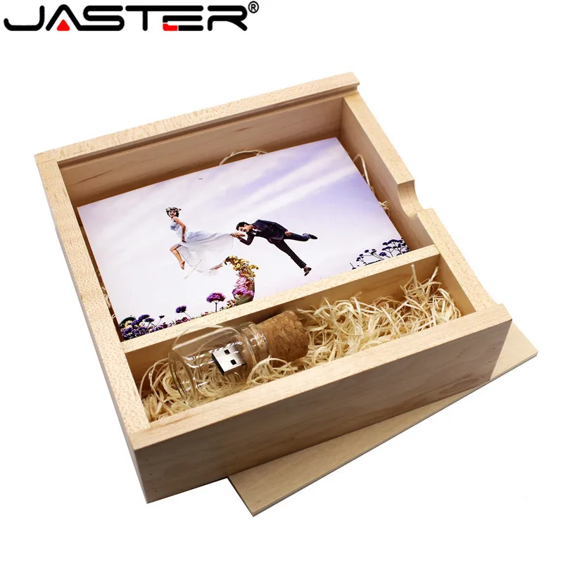 JASTER 180*180*60 мм, фотоальбом деревянный USB+ коробка usb флеш-накопитель карта памяти Флешка 8 ГБ 16 ГБ логотип клиента фотография свадьба