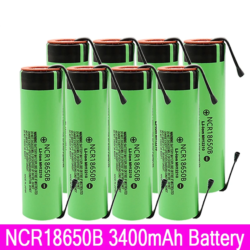 1-20 шт Новый Оригинальный NCR18650B 3 7 V 3400mAh 18650 перезаряжаемый литиевый аккумулятор