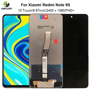 

6.67" Display For Xiaomi Redmi Note 9S LCD Display Touch Screen Digitizer Assembly For Redmi Note 9S 9 S LCD Screen Replacement