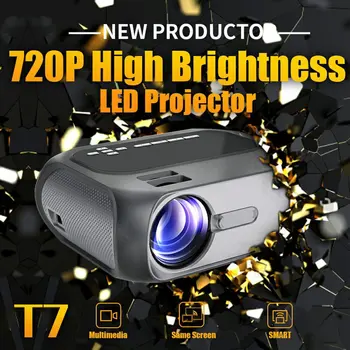 

Newest 720p Portable LED Projector Handheld HDMI USB Home Theater Video Game Handheld Projector Beamer Christmas gift