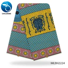 BEAUTIFICAL высокое качество восковой печати ткань Африканская Анкара 6 ярдов настоящий воск печать нигерийский хлопок tissu ML9H2208-25