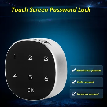 

Smart Digital Screen Touch Electronic Password Lock Security Lock For Cabinet Keypad Drawer Office Digital Electronic Locks