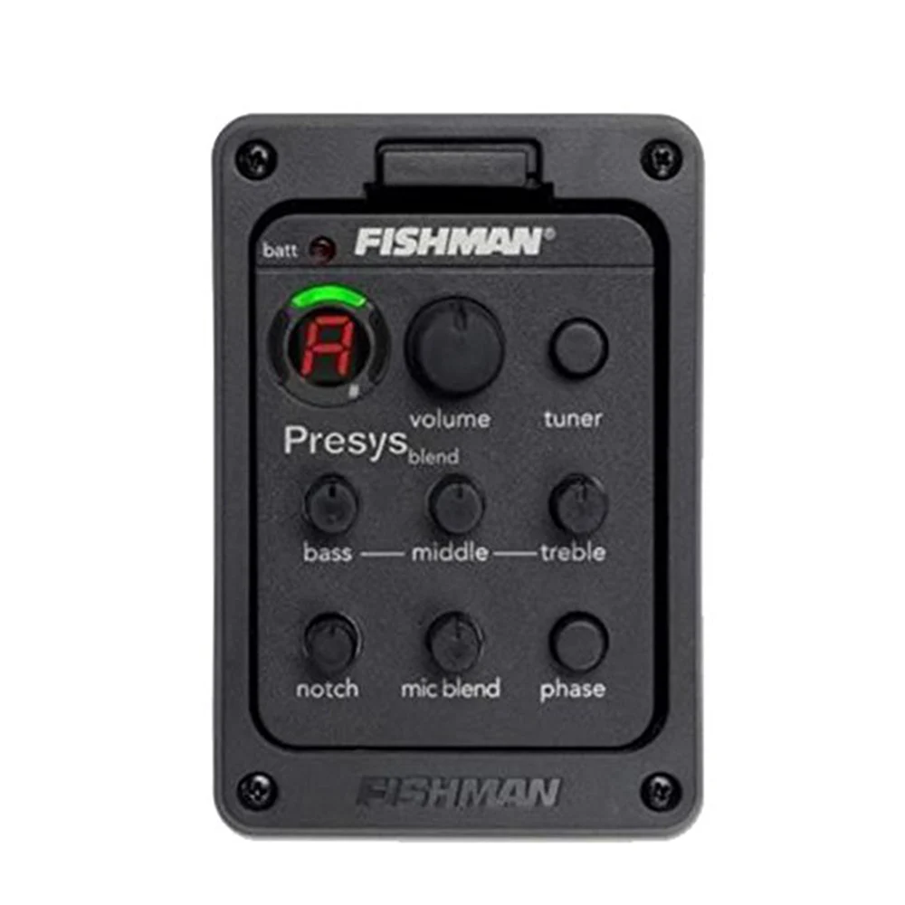 Гитарный тюнер Fishman 101/201/301 Presys Blend Preamp акустическая гитара эквалайзер ABS гитарные