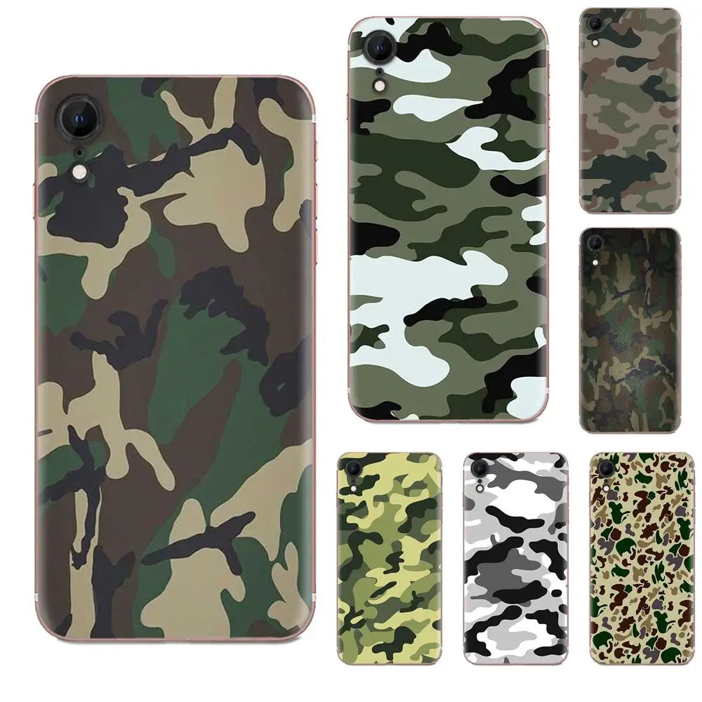 Soft Print Case Camouflage For Huawei Honor 4C 5A 5C 5X 6 6A 6X 7 7A 7C 7X 8 8C 8S 9 10 10i 20 20i Lite Pro | Мобильные телефоны и