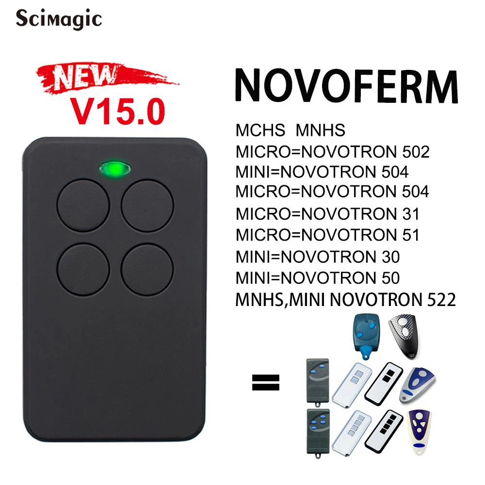 NOVOFERM 433 МГц копировальный аппарат с дистанционным управлением MICRO-NOVOTRON 31