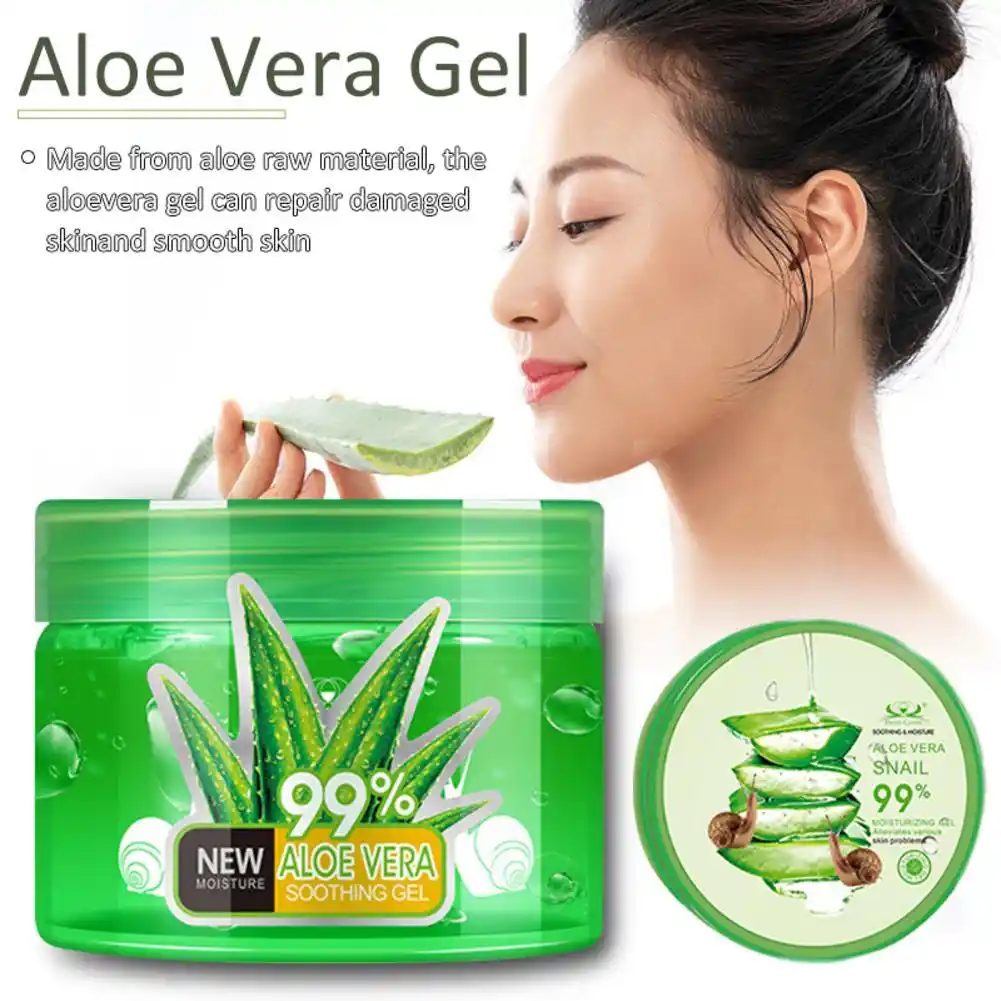 aloe vera gel moisturizing skin care