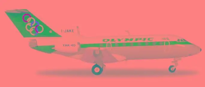 Herpa Wings Олимпийские авиалинии Яковлев Yak-40-I-JAKE 1/200 литой самолет