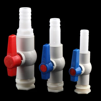 

1 Pc 1/2" 3/4" 1" Fish Tank Joints Aquarium Outlet Bucket Connector Aquarium Drain Fittings PVC Water Tank Adapter