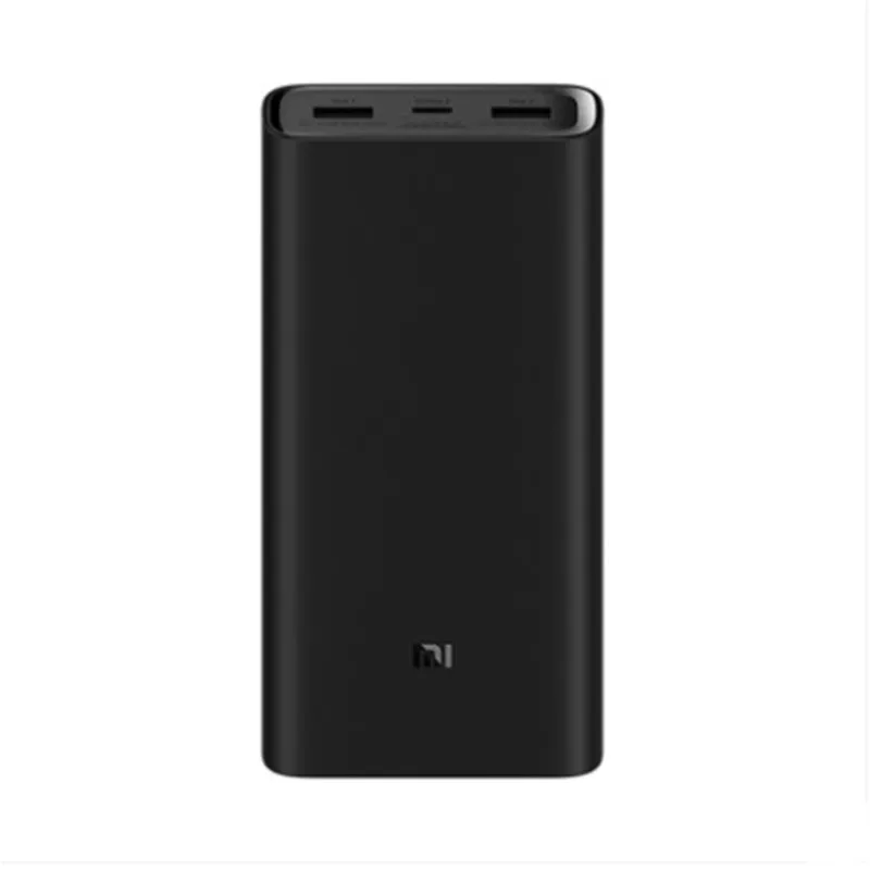 xiaomi mobile power 3 высокая версия 20000mAh power bank QC3.0 портативное зарядное устройство 2 батарея для usb-порта внешний mi power Bank