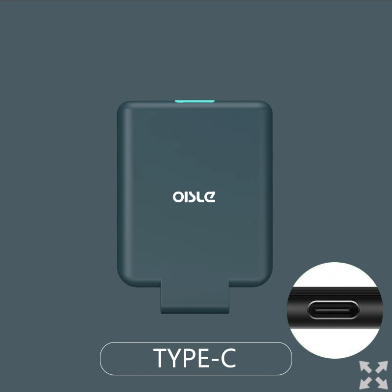 OISLE 4225mAh Type C Battery Charger Case External USB-C Power Bank Mini Charging Case For Samsung S8 S9 Plus Note8 / huawei p30 10000 mah Power Bank