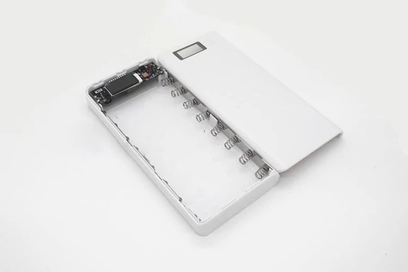 DIY power Bank 18650 чехол для аккумулятора power Bank коробка для хранения батареи блок питания зарядное устройство чехол для iPhone 6 6S Plus Xiaomi - Color: White