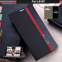 Чехол-книжка для LG G7 деловой чехол из искусственной кожи кошелек чехол для телефона для LG G7 ThinQ G710EM флип-чехол Мягкий ТПУ силиконовый чехол