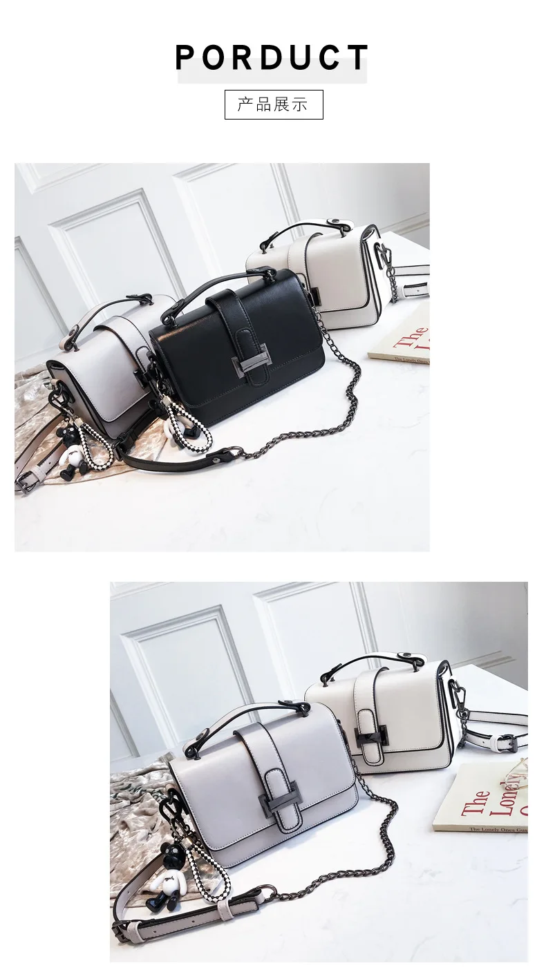 Small Bag Women Messenger Bag Version of Small Fresh Shoulder Bag Chain Bag