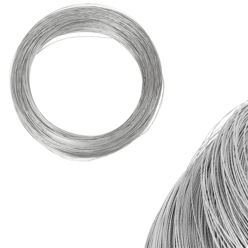 304 Stainless Steel Wire Single Bright Stainless Wire Diameter 0.02-3.0mm Length 1m/5m/10m