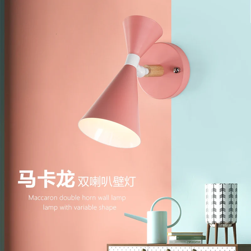 

Nordic Loft Bedside Led Wall Lamp Creative Living Room Bar Bathroom Decoration Wall Sconce Lighting Fixtures Free Shipping