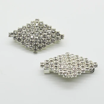 

1PCS Mix Size Cheap Rhinestone Brooches Buttons DIY Handwork Sewing Clothing Decor Silver Gold Diamond Button Accessories