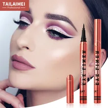 TLM бренд жидкий штамп карандаш для подводки глаз Быстросохнущий Водонепроницаемый черный двухсторонний карандаш для подводки глаз штамп карандаш для глаз макияж крыло подводка для глаз