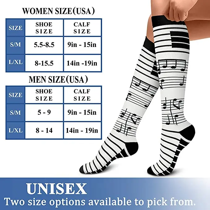 Chaussettes Hautes Glamory 20 DEN - Confortables, élastiques, Taille M à 4XL - Idéales Pour Grande Taille