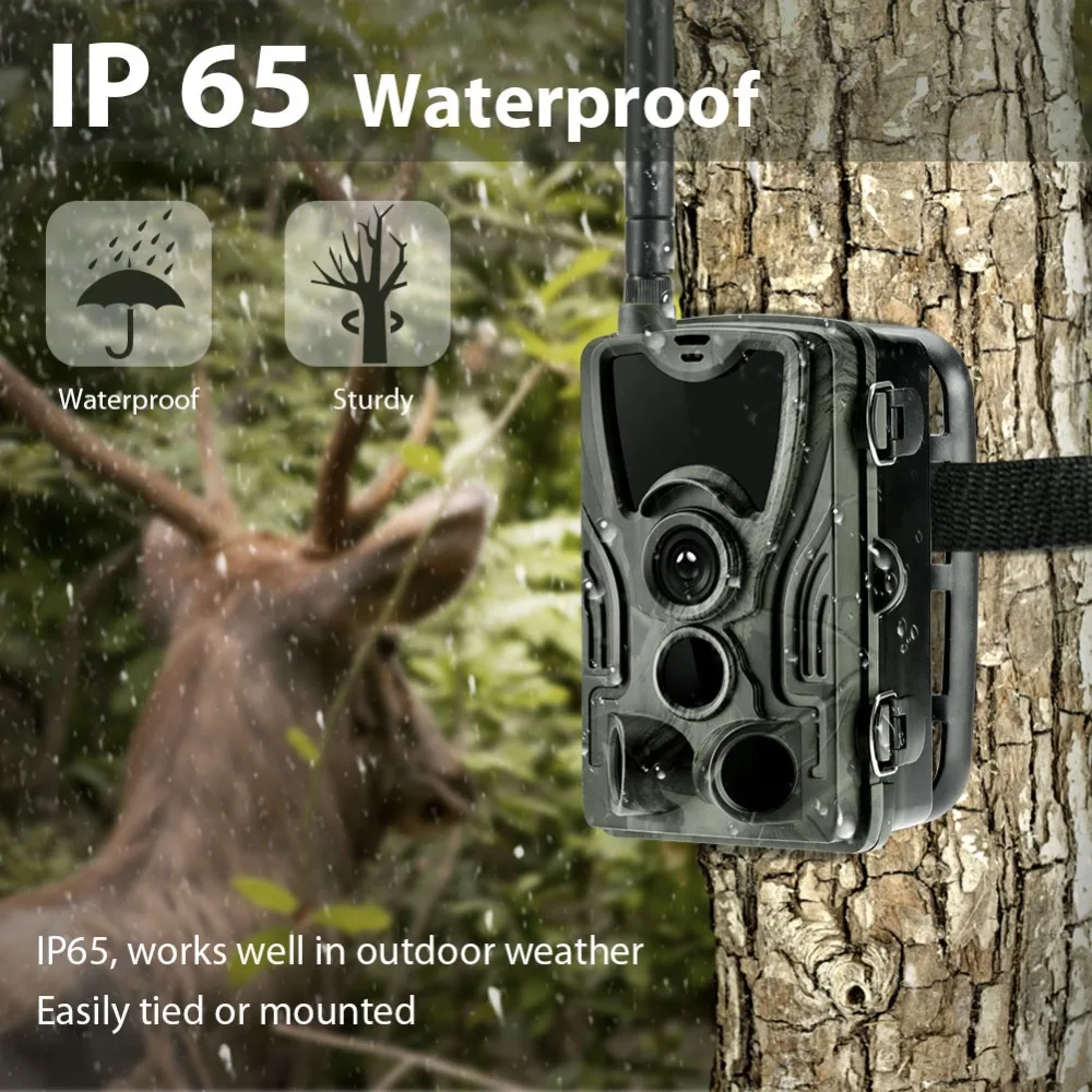HC801M охотничья камера 2G 16mp 1080p Ip65 водонепроницаемая камера слежения с ночной версией камера наблюдения дикой природы Chasse