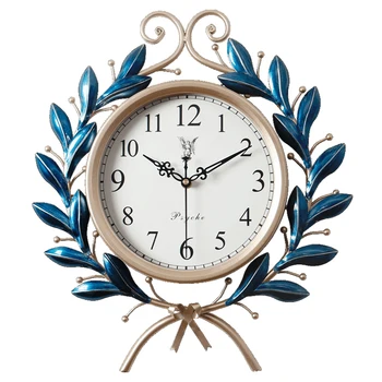

Modern Design Art Quartz Wall Clock Living Room Metal Light Luxury Wall Hanging Clock Personality Mute Reloj Pared Clocks EF50WC