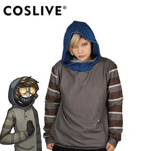 Coslive/, толстовка с капюшоном Ticci Toby, пуловер, толстовка, топ, рубашка, костюм для косплея, пальто, Толстовка для косплея, несексуальная, удобная