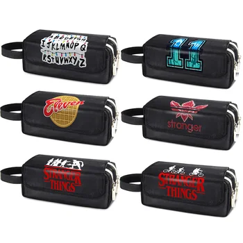 

Stranger Things 3D Print Children Teenager Student Boy Girl Kids Canvas Pencil Case Box Pen Bag Cosmetic Makeup Change Purse Bag