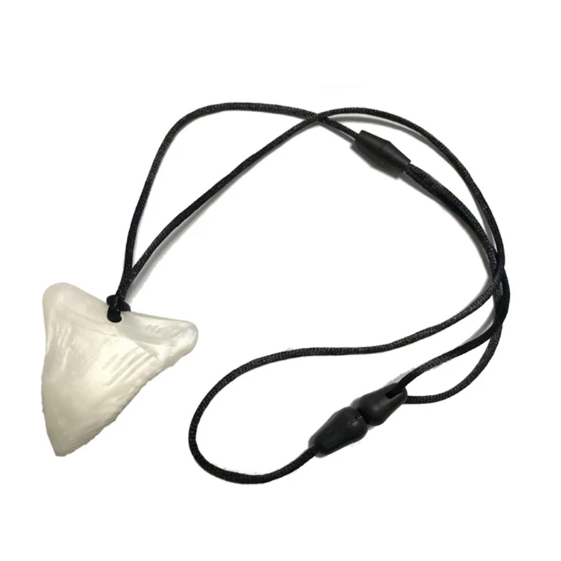 Акула Силиконовые Прорезыватели для зубов Детские Жевательные ожерелья игрушки сенсорная подвеска-прорезыватель BPA бесплатно для аутичных детей молярная палка
