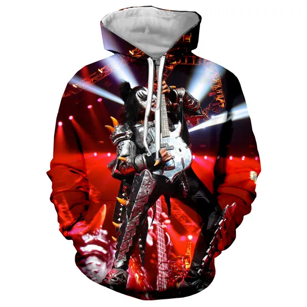 KISS BAND03 Хипстер поцелуй Группа 3D печать крутой рок куртка для мужчин/wo мужчин Хип Хоп Толстовка толстовки осень уличная толстовки Мужская одежда 5XL - Цвет: KISS BAND03