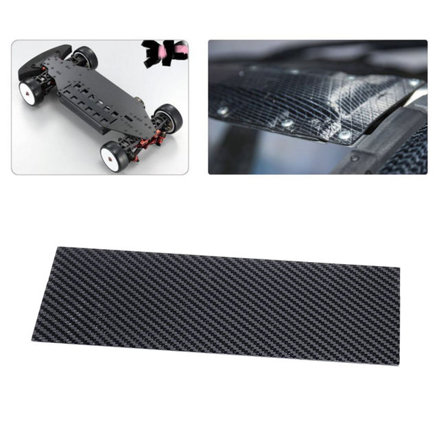 0.5MM/1.0MM/2.0MM/3.0MM 3K Carbon Fiber Plate Plain Weave Panel Sheet (Glossy Surface)