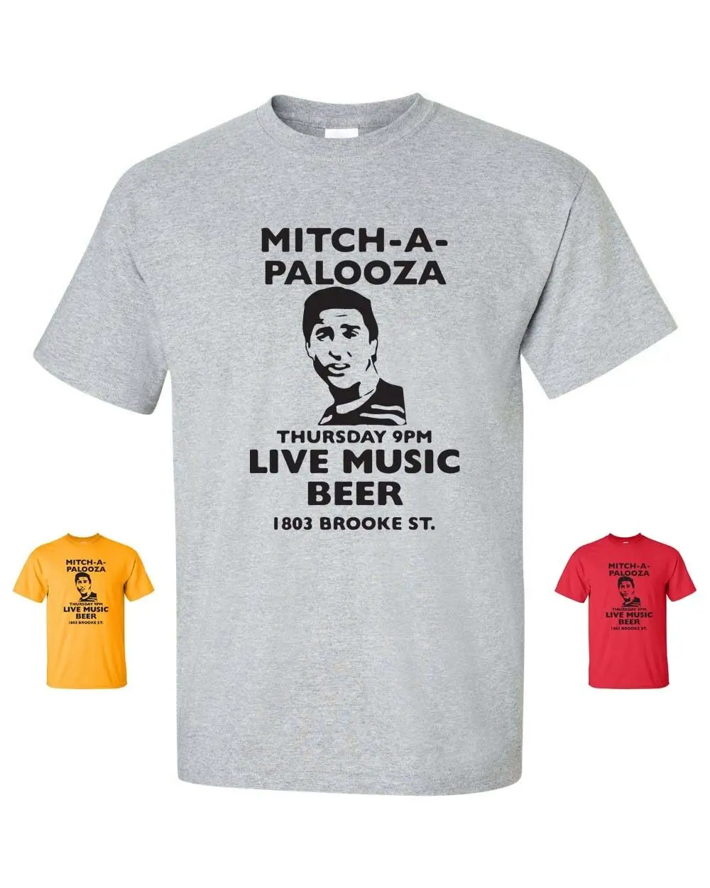 Mitch-A-Palooza Старая школа постер из фильма смешная комедия Мужская футболка 2020