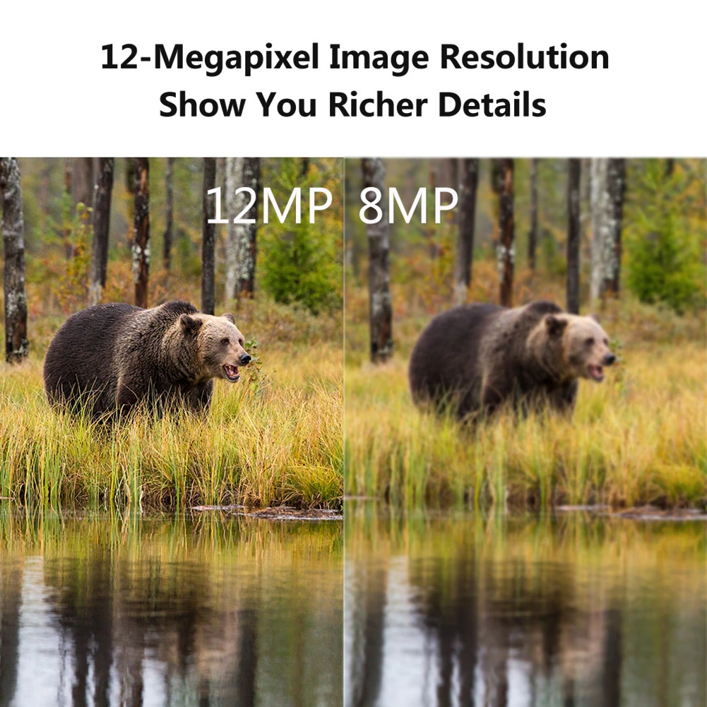 PR-200 камера 12MP 940nm ИК светодиодный камера для охоты IP56 Водонепроницаемая камера с углом обзора 120 градусов