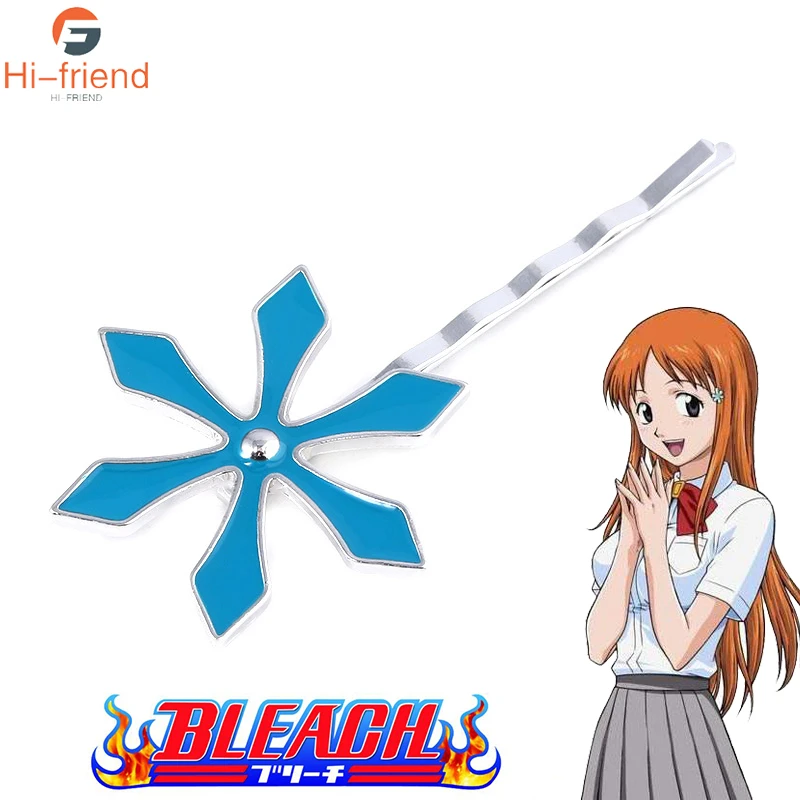 日本アニメブリーチ井上織姫ヘアピン帽子コスプレ黒崎一護アクセサリー宝石類のギフト Brooches Aliexpress