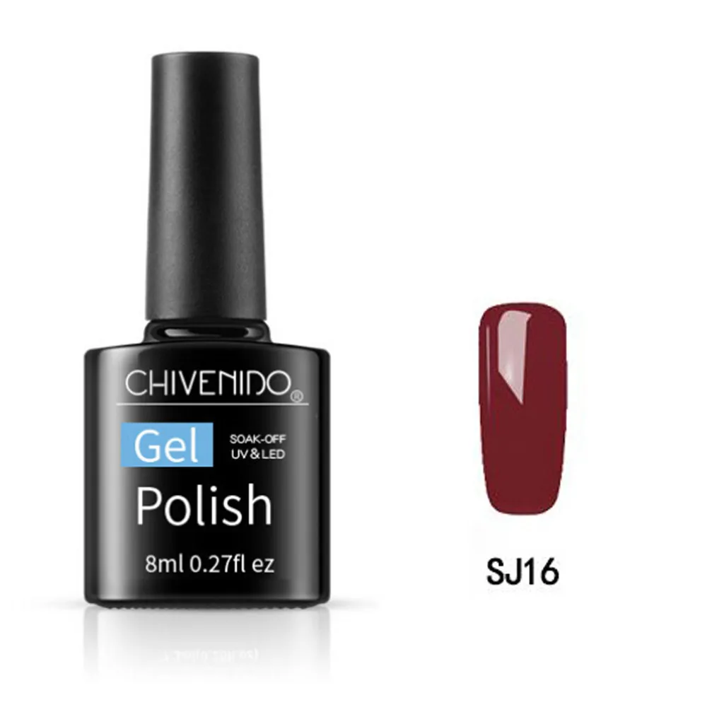 30 Color Solid Gel Varnish Nail Polish Adhesive Bare Color Durable Semi Permanant UV Nail Art Prime Gel Varnish Nail Polish