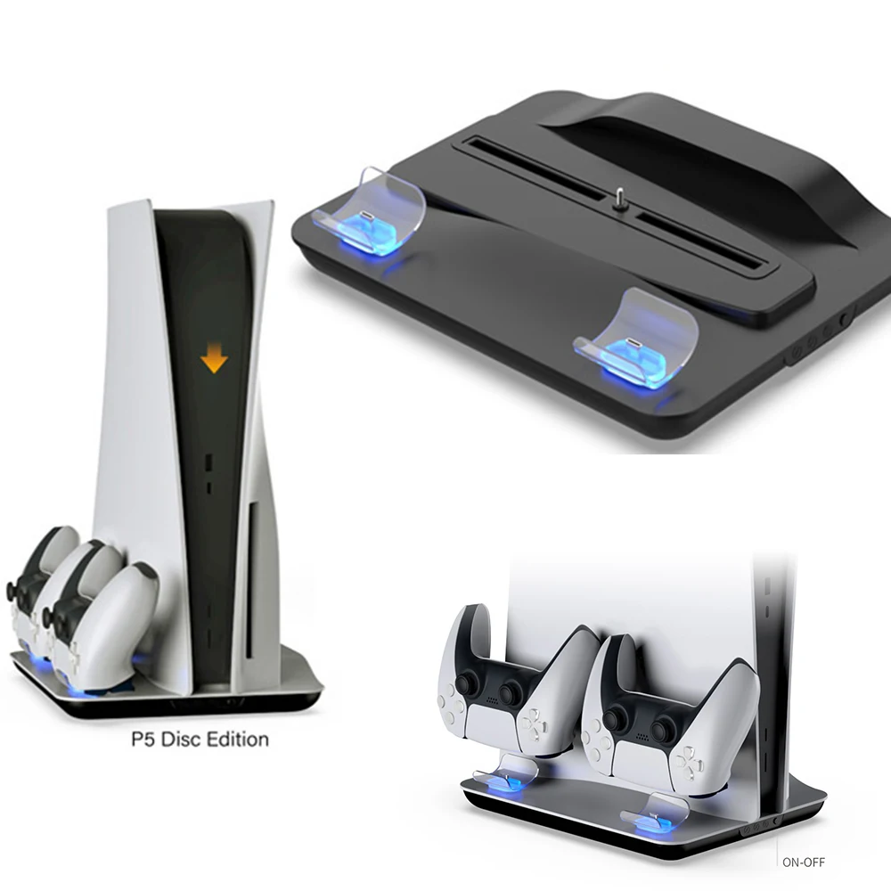 2021 Docking Charging For Sony PS5 Play Station Playstation PS 5 Controller Dock Battery Charger Game Console Accessories