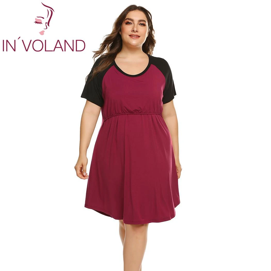 plus size nursing dress