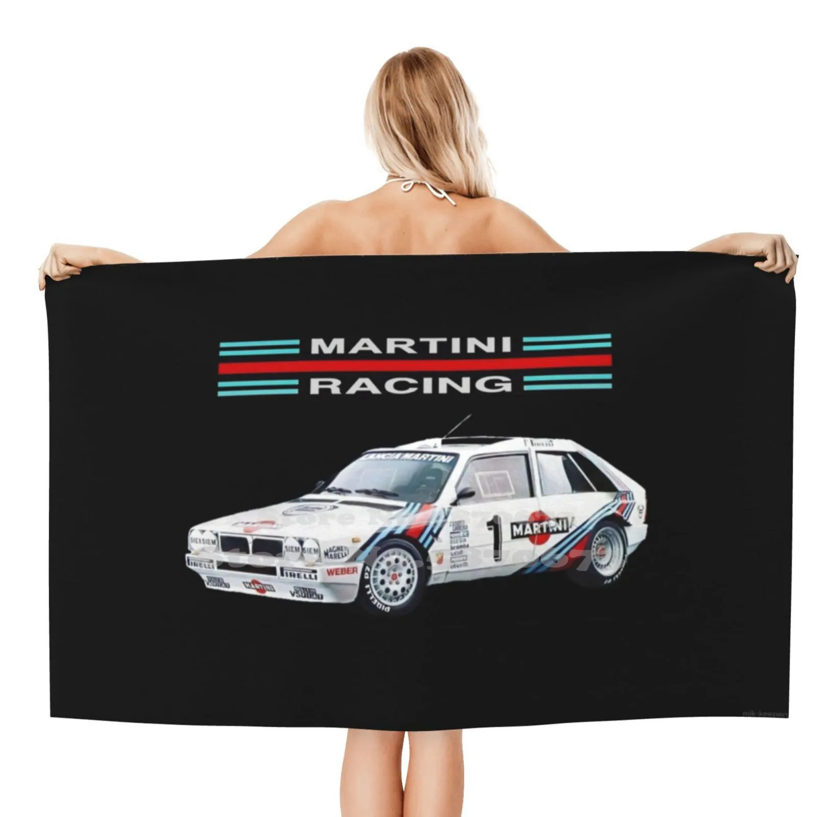Lancia Delta Hf Integra Wrc Rally Car Custom Soft Asciugamani Da Bagno Home Outdoor Lancia Delta Hf Integra Escort