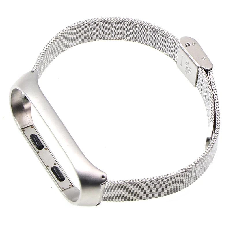 Серебряный браслет Xiaomi, Миланский Браслет 3, смарт-браслет Xiaomi Band, аксессуары 3, умный Браслет Xiaomi Band 3