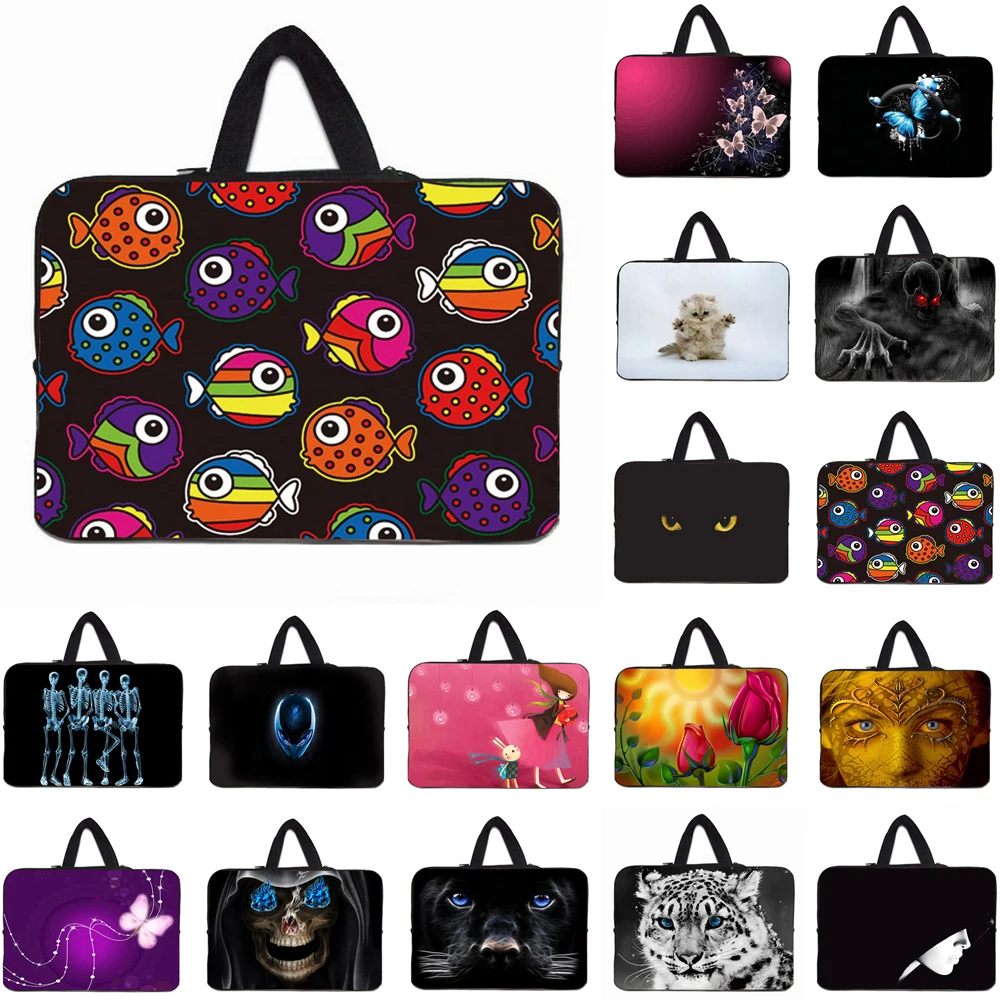 Сумка для переноски ноутбука, неопреновый чехол для Macbook Air Pro 13,3 15 Dell XPS 14, Модный 10, 12, 13, 14, 17, 15, чехол для ноутбука Chromebook