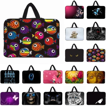

Laptop Carry Bag Neoprene Sleeve Case For Macbook Air Pro 13.3 15 Dell XPS 14 Fasion 10 12 13 14 17 15 Notebook Chromebook Pouch