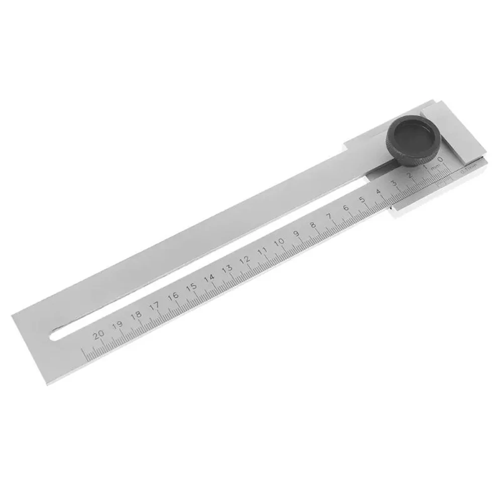 ALLSOME-탄소강 200mm/250mm/300mm, 목공 측정 나사, 절단 마킹 게이지, 스크레이퍼 눈금자, 목공용 DIY 도구