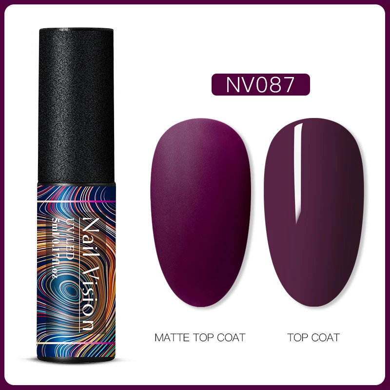 Nail Vision 5 мл УФ-гель для ногтей полуперманентный замачиваемый УФ-гель лак для ногтей гель-краска для ногтей для маникюра матовый топ необходим - Цвет: S06682
